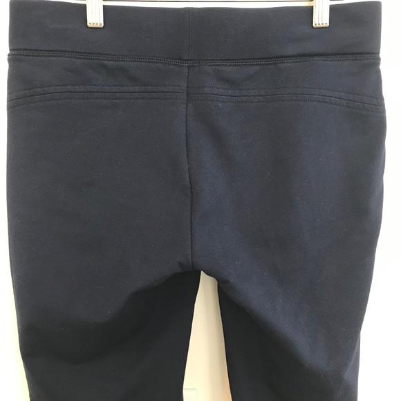 L-RL Lauren Active women size XS navy leggings/slim/track pants stretch classic - Picture 3 of 9
